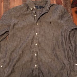 ralph lauren long sleeve button down